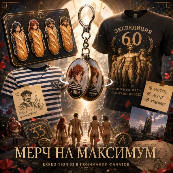 Обложка Голые герои и багеты вместо костюмов: Fangamer открыл предзаказ на безумный мерч Expedition 33