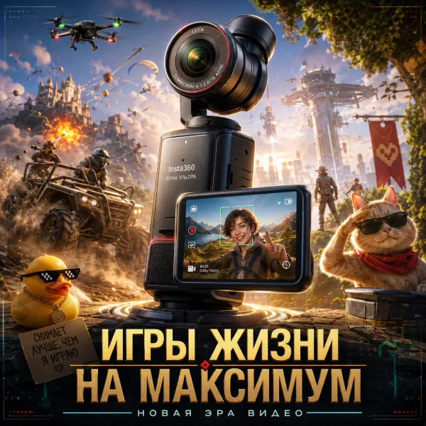 Обложка Insta360 Luna Ultra: карманная Leica, которая снимает 8K и пугает DJI