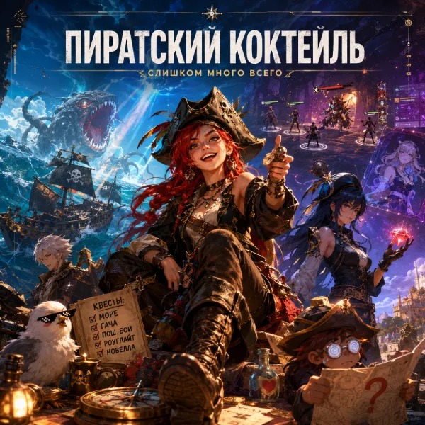 Обложка Sea of Remnants на Summer Game Fest: пиратская RPG с элементами гача и роуглайта, которая не может определиться со своей сущностью