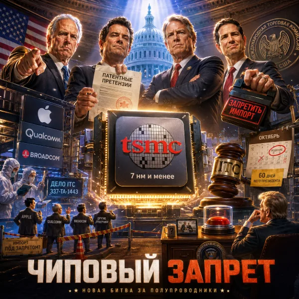 Обложка Патентные тролли против TSMC: как ирландские «дочки» хотят оставить Apple и Qualcomm без чипов