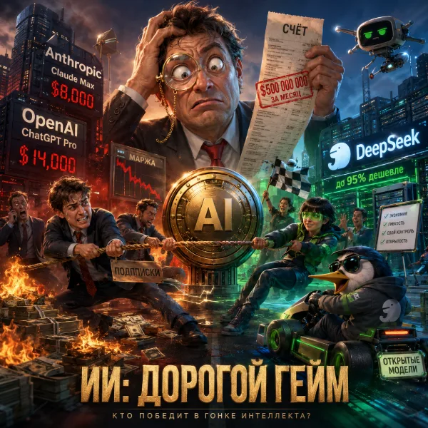 Обложка Подписка за $200, а счёт на $14 000: как ИИ-гиганты прогорают на собственных тарифах