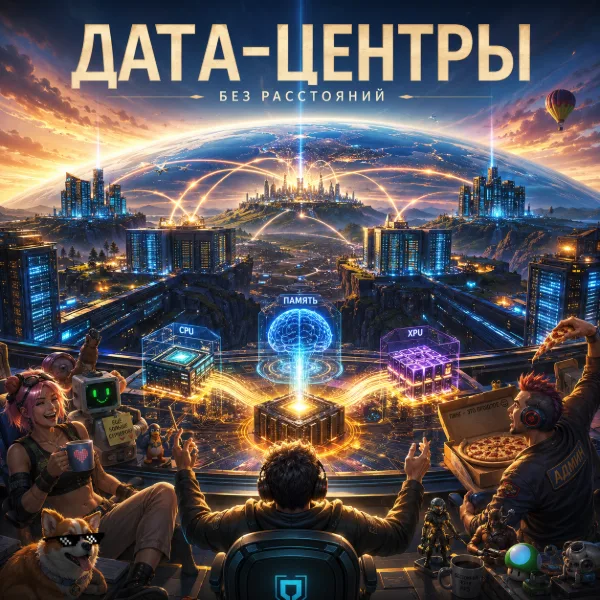 Обложка Дата-центр без расстояний: оптика стирает границы между ЦОД за тысячи километров