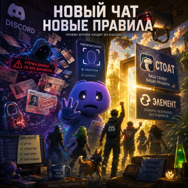 Обложка Переход с Discord: альтернативы и проблемы