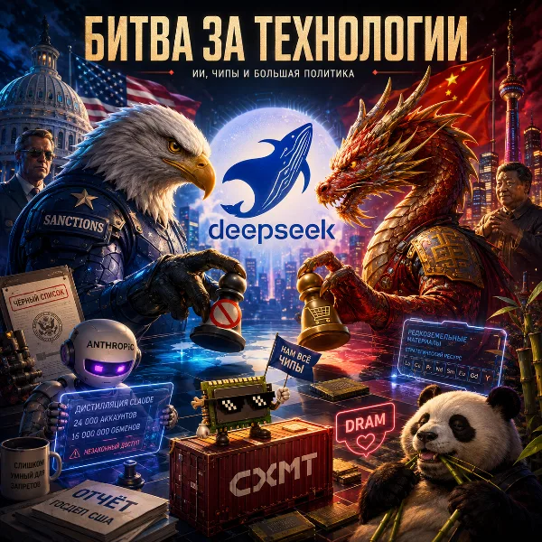 Обложка США пока не вносят DeepSeek и CXMT в чёрный список, опасаясь эскалации торгового конфликта с Китаем