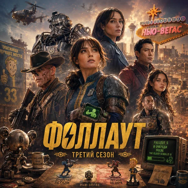 Обложка «Фоллаут»: в третий сезон вошли Эмили Мортимер, Мэнни Хасинто и Томасин Маккензи — даты, сюжет и судьба игр