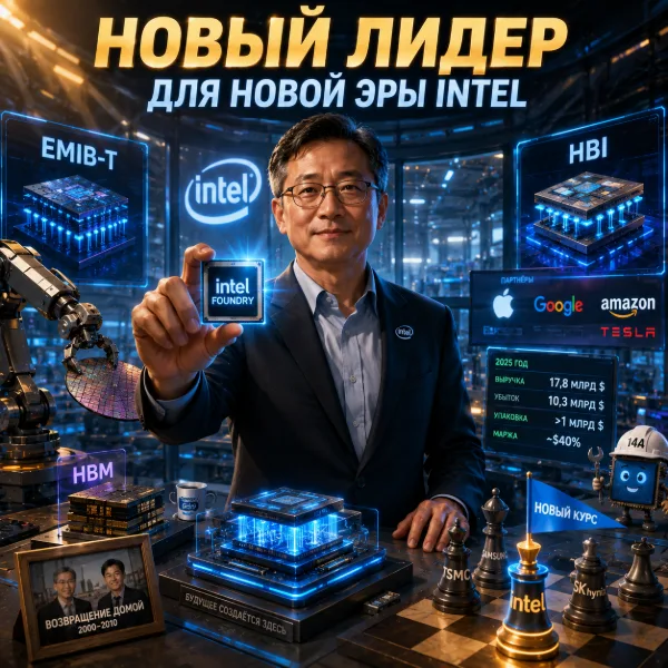 Обложка Intel назначает бывшего главу SK hynix руководителем направления упаковки чипов