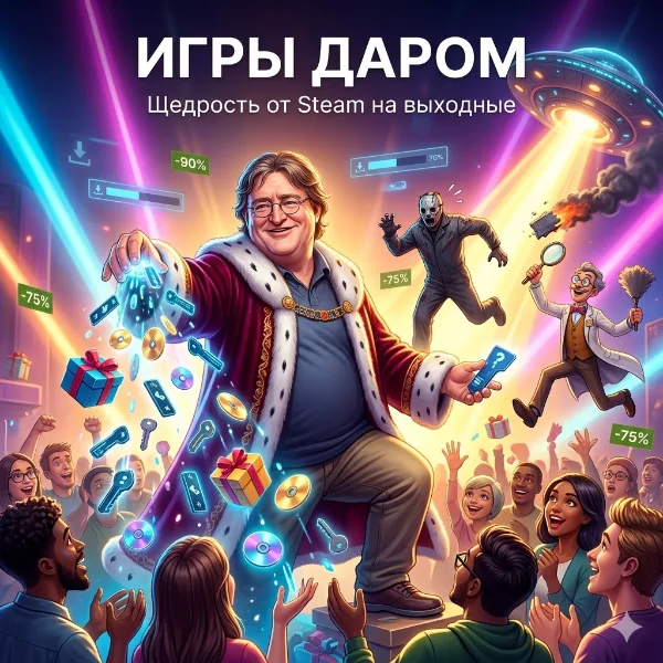 Обложка Пять бесплатных игр в Steam