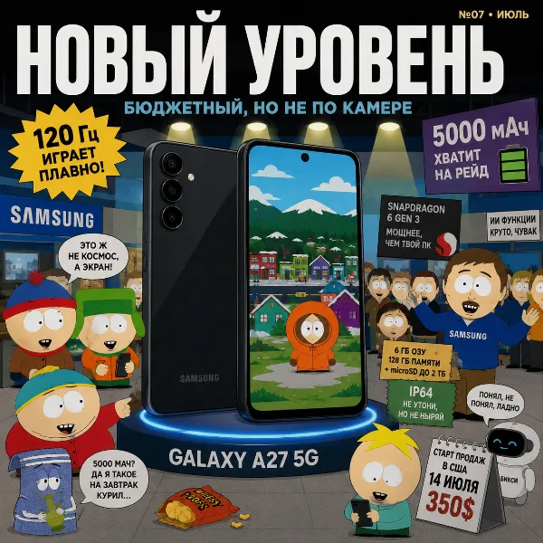 Обложка Samsung Galaxy A27 5G: обзор, характеристики, цена и дата выхода