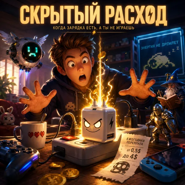 Обложка Оставлять ли зарядку в розетке: экономия электроэнергии и безопасность
