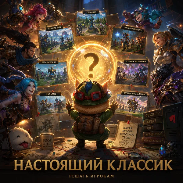 Обложка Riot Games анонсирует League of Legends Classic — возвращение к истокам MOBA