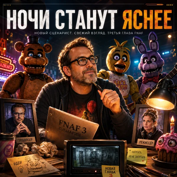 Обложка Сценарий «Пять ночей с Фредди 3» напишет автор «Оно» Гэри Доберман