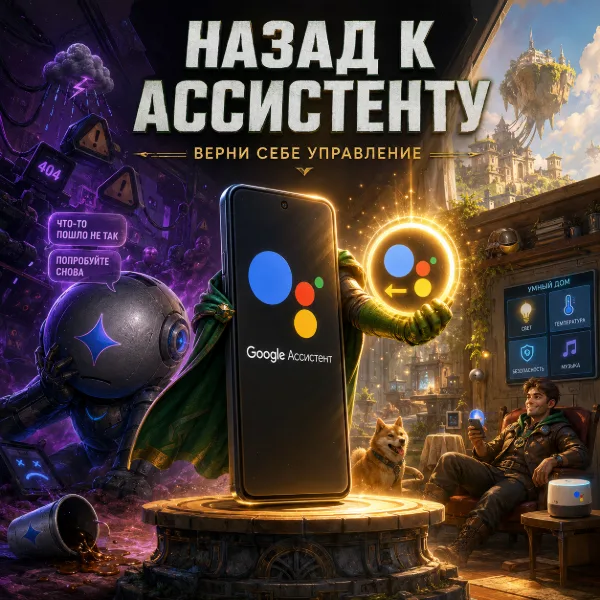 Обложка Как отключить Gemini и вернуть Google Assistant на Android