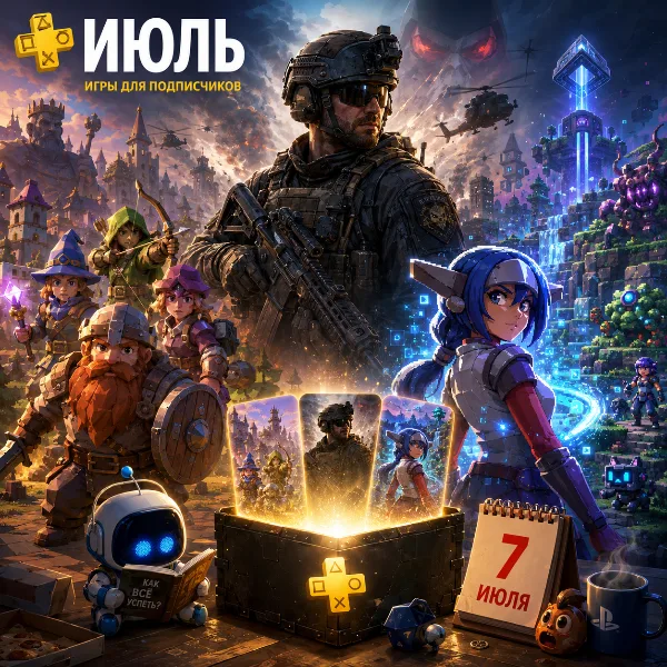 Обложка Бесплатные игры PlayStation Plus на июль 2026: Call of Duty: Modern Warfare 3, For the King 2 и CrossCode