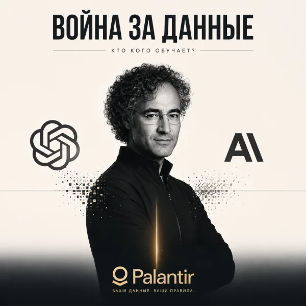 Обложка Palantir против OpenAI и Anthropic: Карп обвинил ИИ-гигантов в краже данных клиентов