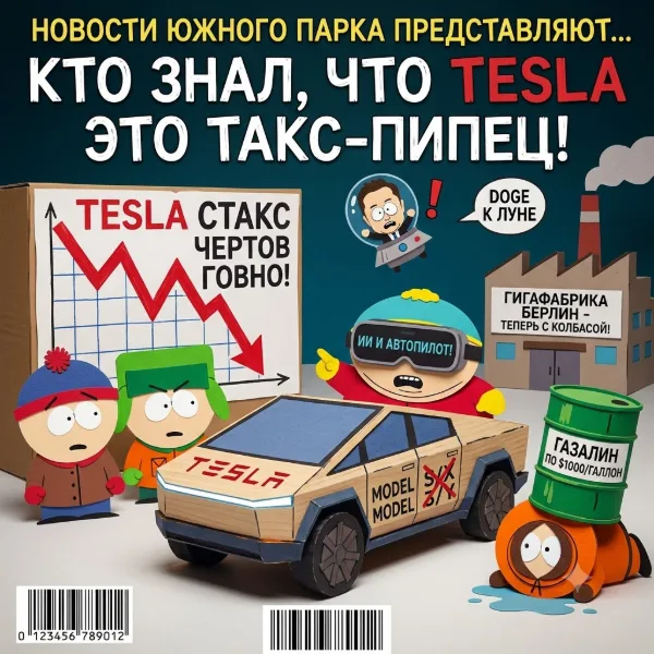 Обложка Tesla поставила 480 000 машин во II квартале 2026: почему акции всё равно рухнули