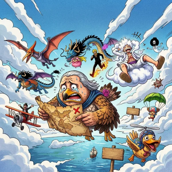 Обложка One Piece: Ода спустя 25 лет объяснил ошибку про пять летающих Дьявольских фруктов