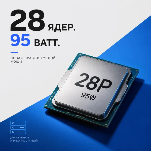 Обложка Intel Dunlow: платформа для 28-ядерных Xeon на базе Nova Lake-S и LGA1954