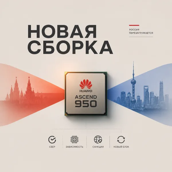 Обложка Сбербанк переводит GigaChat на китайские чипы Huawei Ascend 950