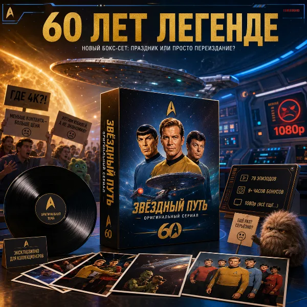 Обложка «Звёздный путь»: юбилейный бокс-сет к 60-летию сериала — цены и дата выхода