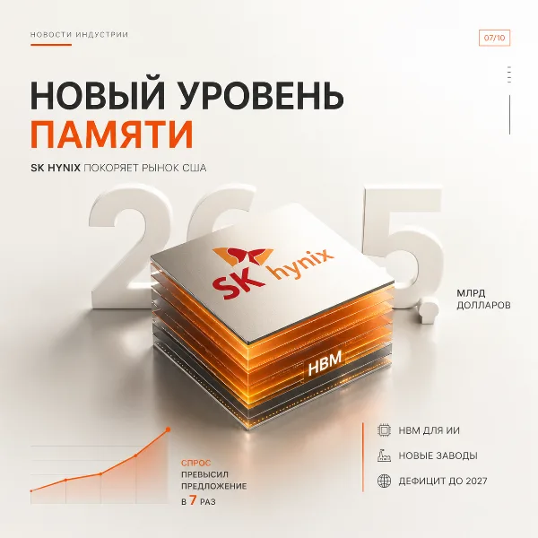 Обложка SK hynix привлекла $26,5 млрд на Nasdaq — крупнейшее IPO иностранной компании в истории США