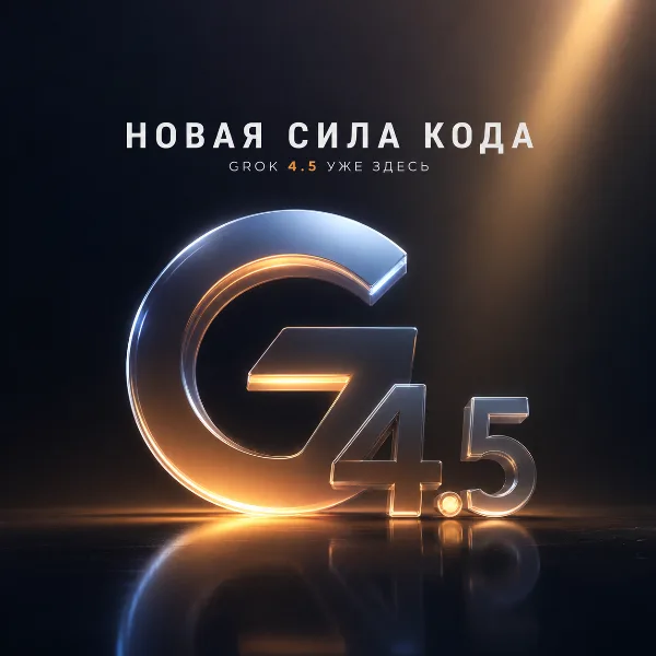 Обложка SpaceXAI выпустила Grok 4.5 — первую модель, обученную вместе с Cursor