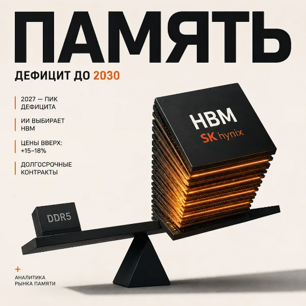 Обложка SK Hynix: дефицит памяти достигнет пика в 2027 году и продлится до 2030-го