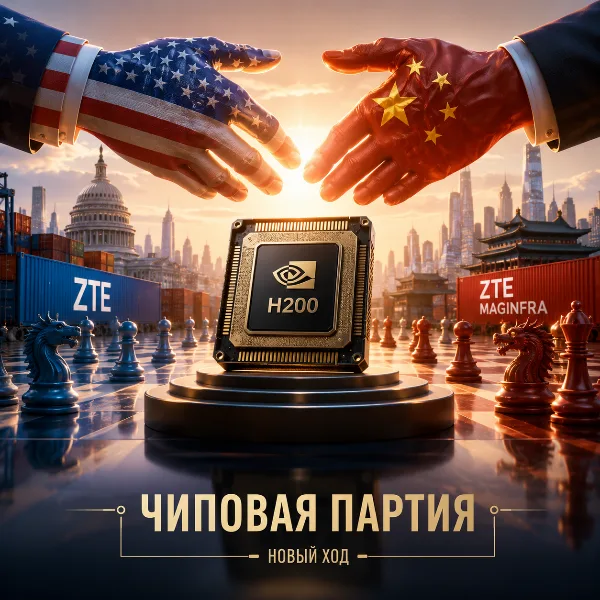 Обложка США разрешили ZTE закупать чипы Nvidia H200: список одобренных расширяется, но поставки в Китай остаются мизерными
