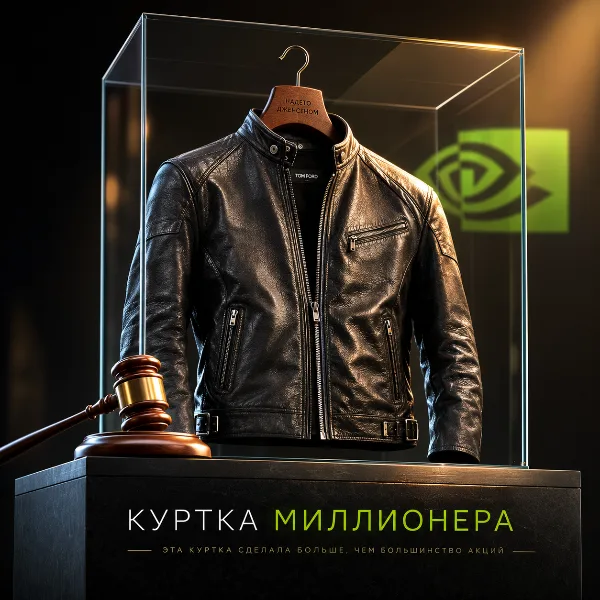 Обложка Куртка Дженсена Хуанга ушла с молотка почти за миллион долларов