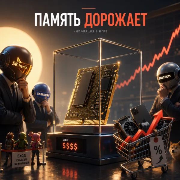 Обложка Цены на память аномально высокие: SK hynix предупреждает о «чипфляции»