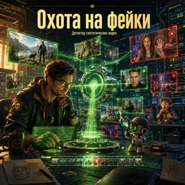 Обложка Nvidia выпустила Synthetic Video Detector — ИИ для распознавания дипфейков с точностью до 92%