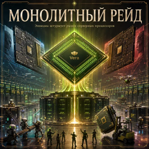 Обложка Nvidia отгрузила сотни тысяч серверов Grace и выводит на рынок 88-ядерный процессор Vera с ядрами Olympus