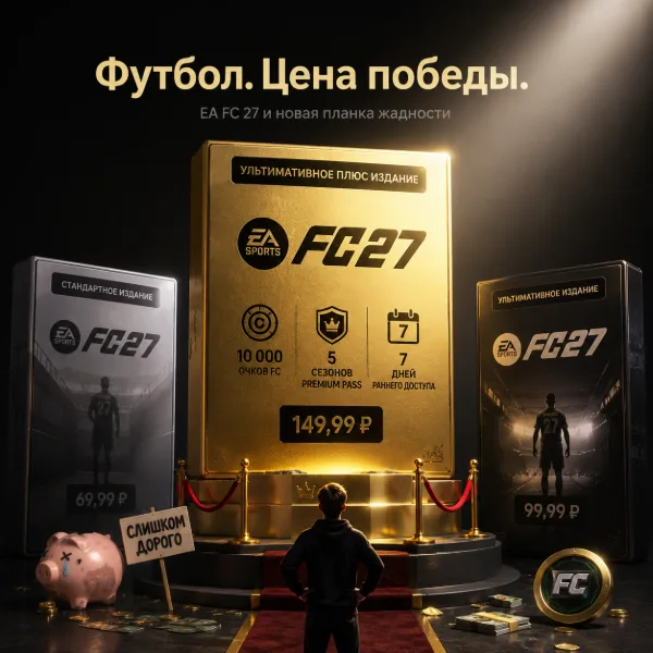 Обложка EA Sports FC 27: издание Ultimate Plus за $149,99 стало самым дорогим в истории EA