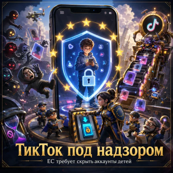 Обложка Еврокомиссия обвинила TikTok в недостаточной защите приватности детских аккаунтов