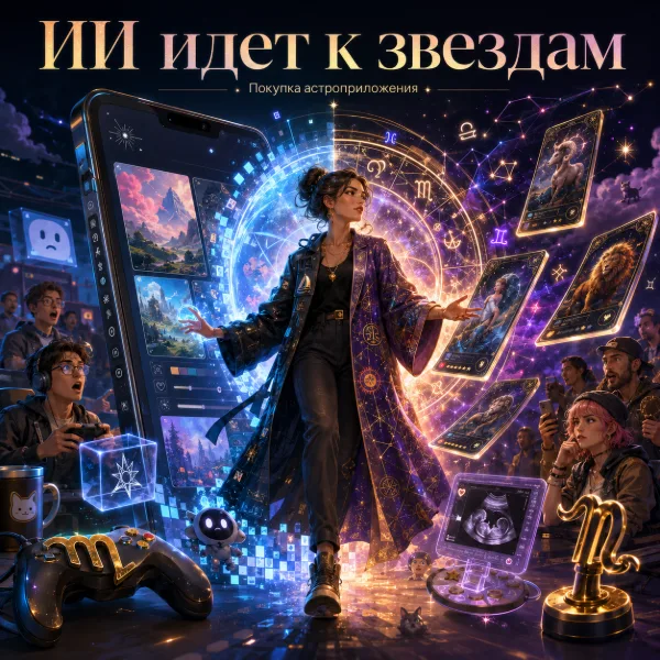 Обложка Midjourney покупает астрологическое приложение Co-Star: Бану Гюлер возглавила дизайн-направление ИИ-компании