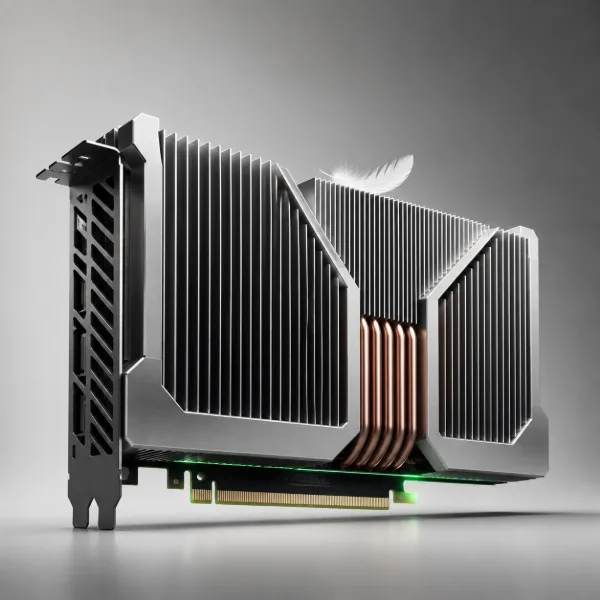 Обложка Пассивная RTX 4060: энтузиаст закрепил на видеокарте алюминиевый радиатор весом 2,5 кг