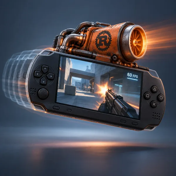 Обложка Шутер на старой портативке: движок на Rust выдаёт 60 кадров на PSP