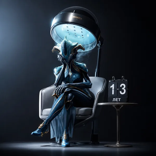 Обложка Banshee из Warframe ждёт первый за 13 лет реворк в апдейте Iceblade of Narin