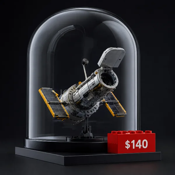Обложка Lego Icons выпускает телескоп Hubble из 1252 деталей за 140 долларов