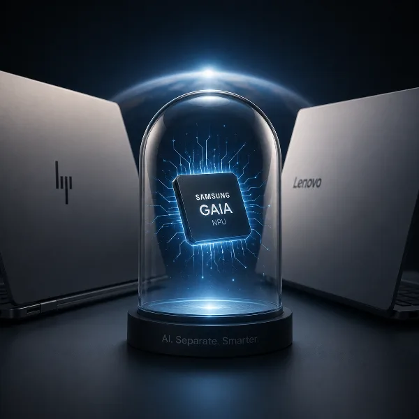 Обложка Samsung Gaia: отдельный NPU для ноутбуков уже тестируют HP и Lenovo