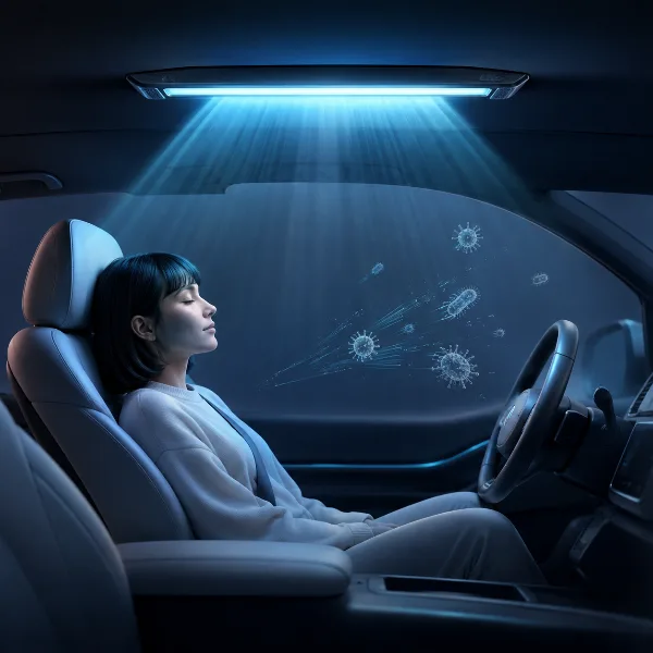 Обложка Plasma Care UVC от Hyundai и Kia: дальний ультрафиолет обеззараживает салон при пассажирах