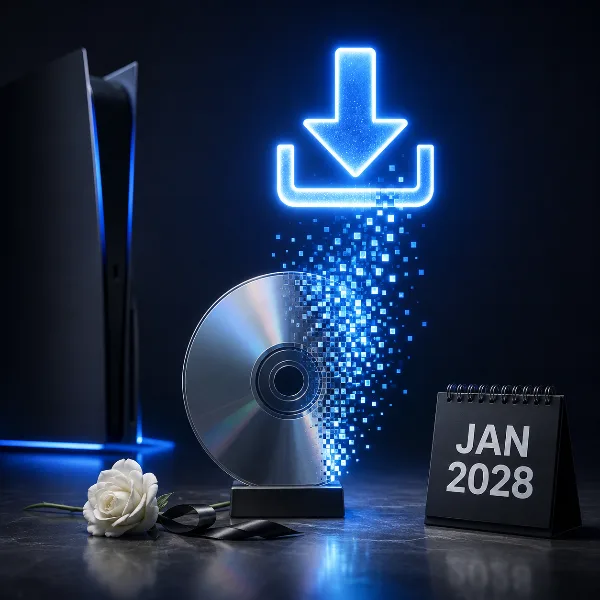 Обложка PlayStation откажется от дисков: новые игры выйдут только в цифре с января 2028 года