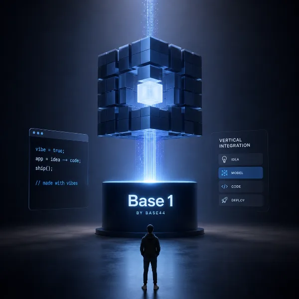 Обложка Base44 обучила собственную модель Base1: ставка на вертикальную интеграцию в vibe coding