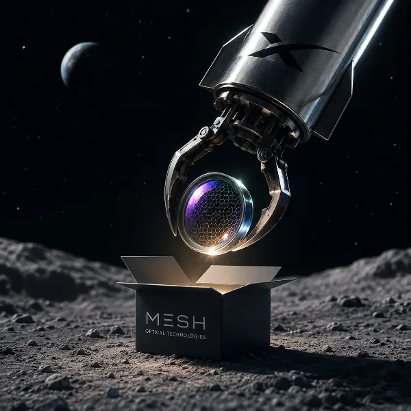 Обложка SpaceX идёт за оптикой: Илон Маск готовит покупку стартапа Mesh Optical Technologies