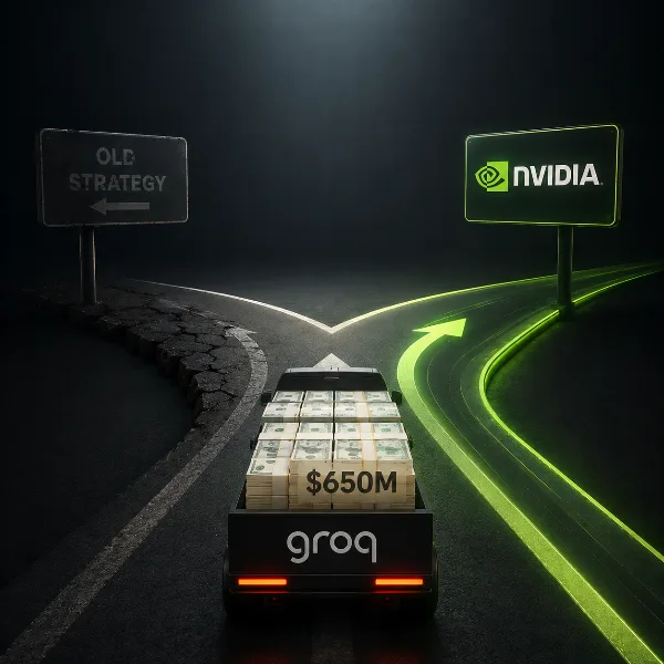 Обложка Groq поднял $650 млн и сменил стратегию после сделки с Nvidia