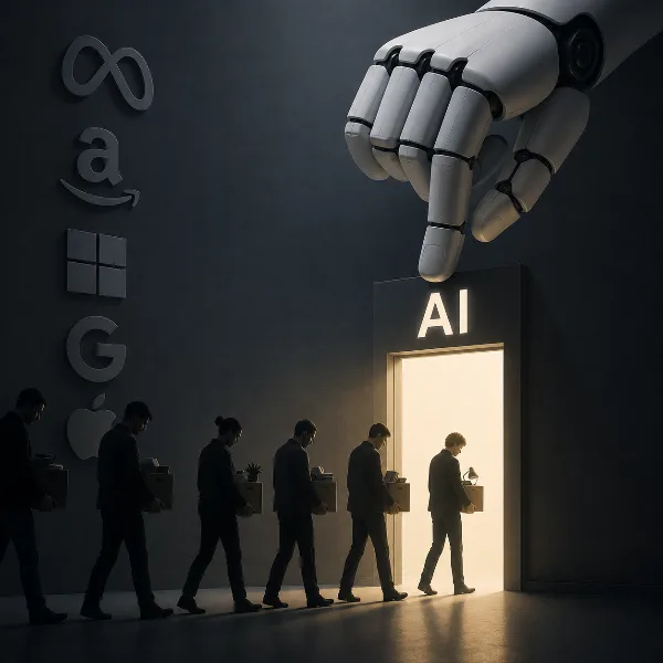 Обложка Сокращения в Big Tech: список компаний, назвавших причиной внедрение ИИ
