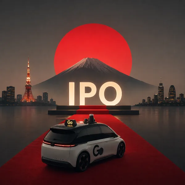 Обложка Сервис такси Go провёл крупнейшее IPO года в Японии ради роботакси