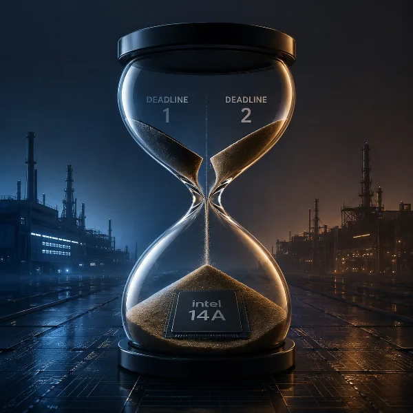 Обложка Техпроцесс Intel 14A: два дедлайна, от которых зависит судьба фабрик