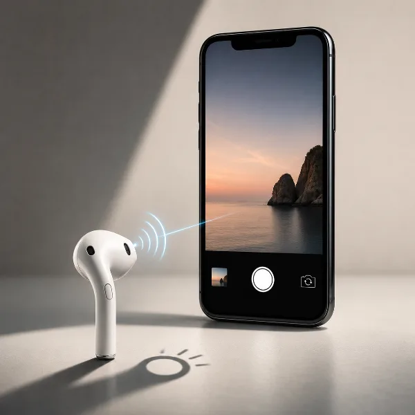 Обложка AirPods как пульт камеры iPhone: как включить Camera Remote и чем придётся пожертвовать