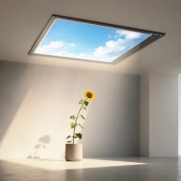Обложка Philips Skylight: потолочная панель, которая изображает окно в небо, — от 499 евро