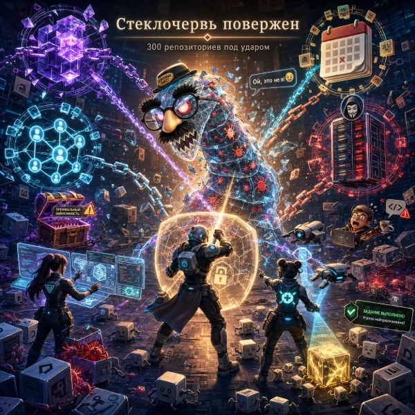 Обложка CrowdStrike и Google ликвидировали ботнет Glassworm: как хакеры два года охотились за open-source разработчиками